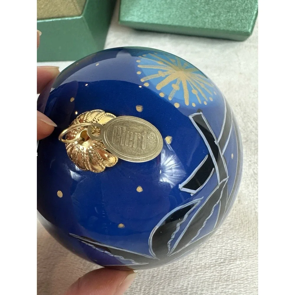 Pier 1 Li Bien Ornament, 2015 hand painted Nativity Scene Wise Men original box